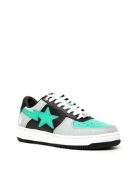 Baskets basses en cuir multicolores A Bathing Ape