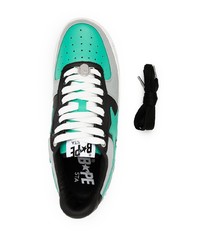 Baskets basses en cuir multicolores A Bathing Ape