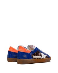 Baskets basses en cuir multicolores Golden Goose