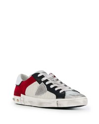 Baskets basses en cuir multicolores Philippe Model Paris