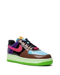 Baskets basses en cuir multicolores Nike