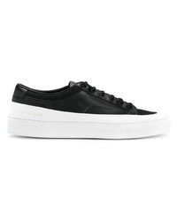 Baskets basses en cuir noires et blanches Common Projects