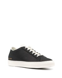 Baskets basses en cuir noires et blanches Common Projects