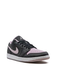 Baskets basses en cuir noires Jordan