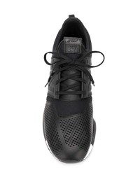 Baskets basses en cuir noires New Balance