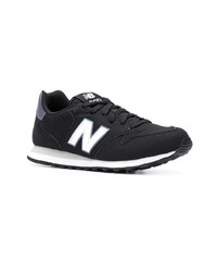 Baskets basses en cuir noires New Balance