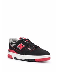 Baskets basses en cuir noires New Balance