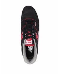 Baskets basses en cuir noires New Balance