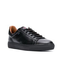 Baskets basses en cuir noires Rossignol