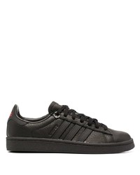 Baskets basses en cuir noires adidas by 032c