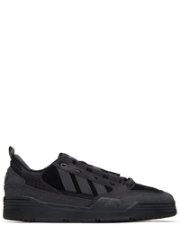 Baskets basses en cuir noires adidas Originals