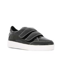 Baskets basses en cuir noires Senso