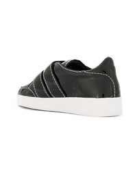 Baskets basses en cuir noires Senso