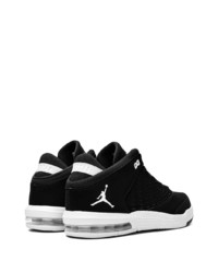 Baskets basses en cuir noires Jordan