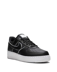 Baskets basses en cuir noires Nike