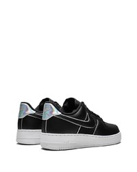 Baskets basses en cuir noires Nike