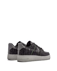 Baskets basses en cuir noires Nike