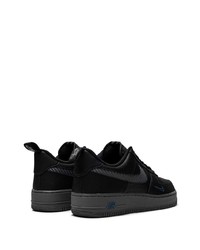 Baskets basses en cuir noires Nike