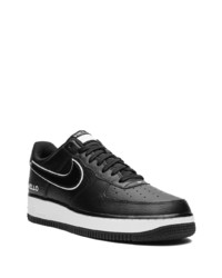 Baskets basses en cuir noires Nike