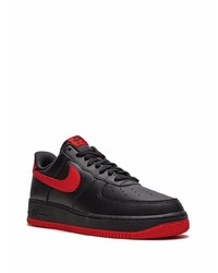 Baskets basses en cuir noires Nike