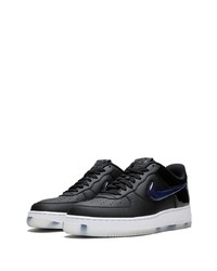 Baskets basses en cuir noires Nike