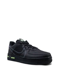 Baskets basses en cuir noires Nike