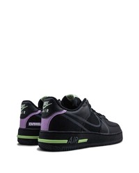 Baskets basses en cuir noires Nike