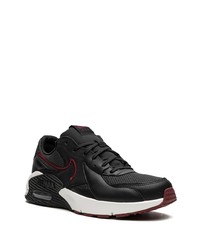 Baskets basses en cuir noires Nike