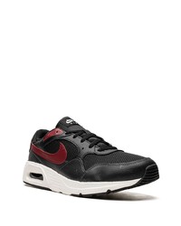 Baskets basses en cuir noires Nike