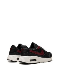 Baskets basses en cuir noires Nike