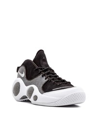 Baskets basses en cuir noires Nike