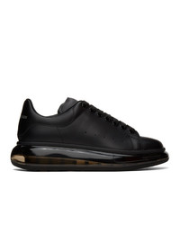 Baskets basses en cuir noires Alexander McQueen