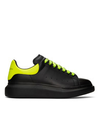 Baskets basses en cuir noires Alexander McQueen