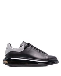 Baskets basses en cuir noires Alexander McQueen