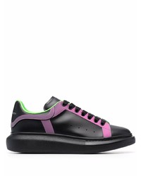 Baskets basses en cuir noires Alexander McQueen