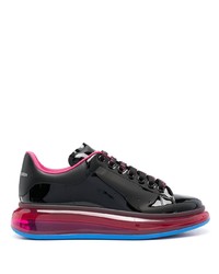 Baskets basses en cuir noires Alexander McQueen