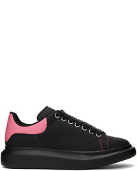 Baskets basses en cuir noires Alexander McQueen