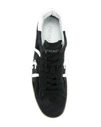 Baskets basses en cuir noires Premiata