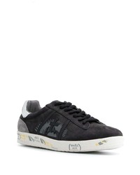 Baskets basses en cuir noires Premiata