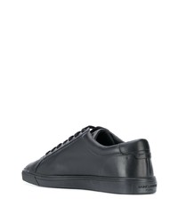 Baskets basses en cuir noires Saint Laurent