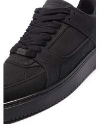 Baskets basses en cuir noires Represent