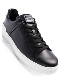 Baskets basses en cuir noires Balmain