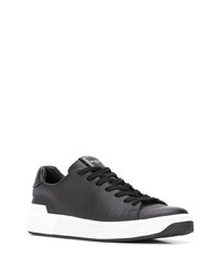 Baskets basses en cuir noires Balmain