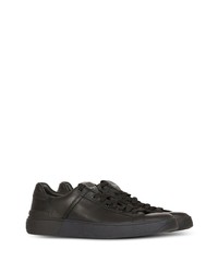 Baskets basses en cuir noires Balmain