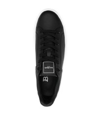 Baskets basses en cuir noires Balmain