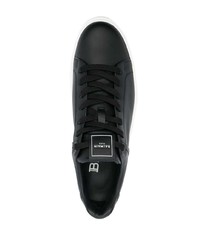 Baskets basses en cuir noires Balmain