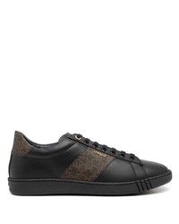 Baskets basses en cuir noires Bally