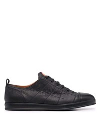 Baskets basses en cuir noires Bally