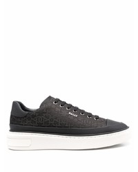 Baskets basses en cuir noires Bally