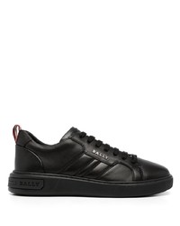 Baskets basses en cuir noires Bally